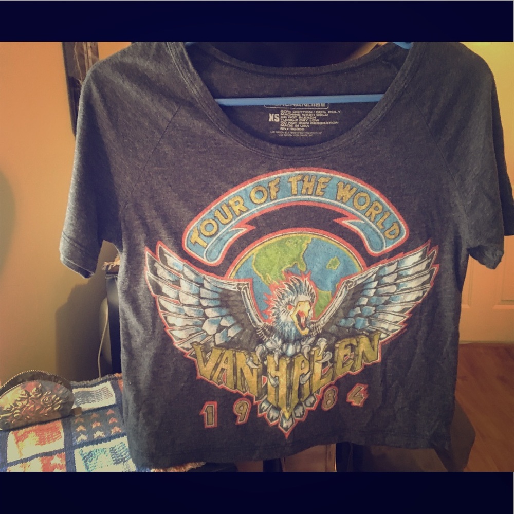 Van Halen crop top